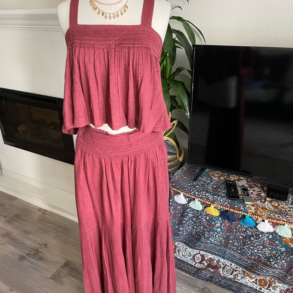 Free People Marabella Skirt Set NWT SZ XS